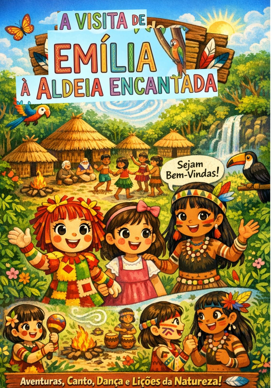 A VISITA DE EMÍLIA À ALDEIA ENCANTADA 